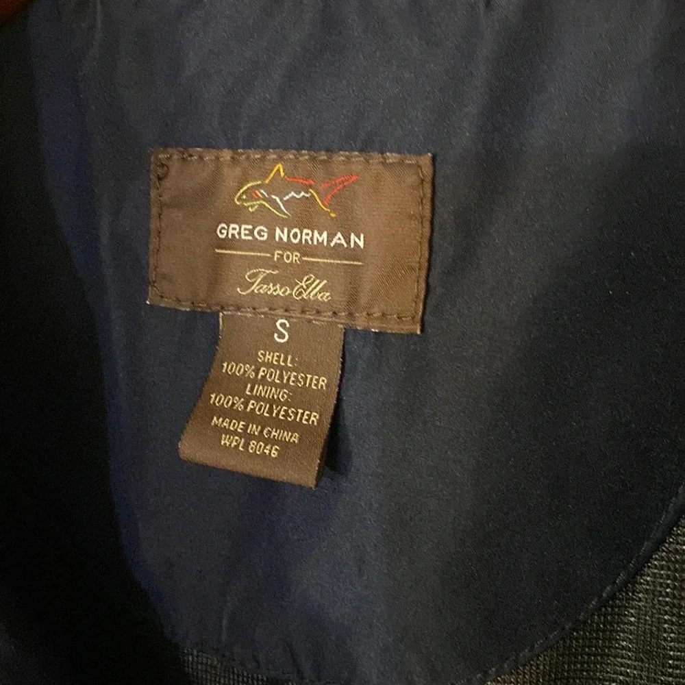 VINTAGE GREG NORMAN FOR LASSO ELBA size S windbreaker vest